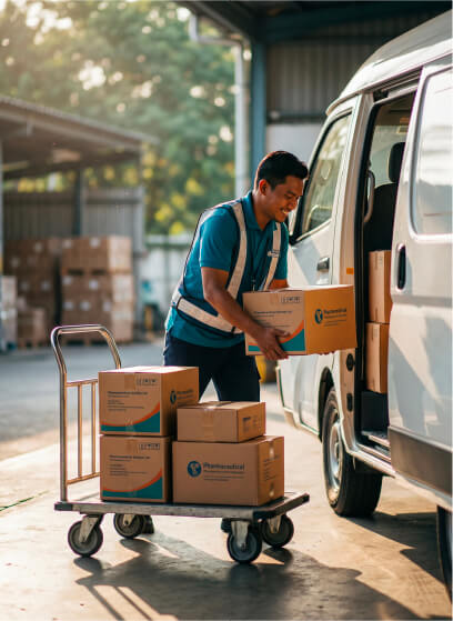 Distribution network coordinator managing multi-territory van sales and logistics operations with ADAMS Intelligence across APAC